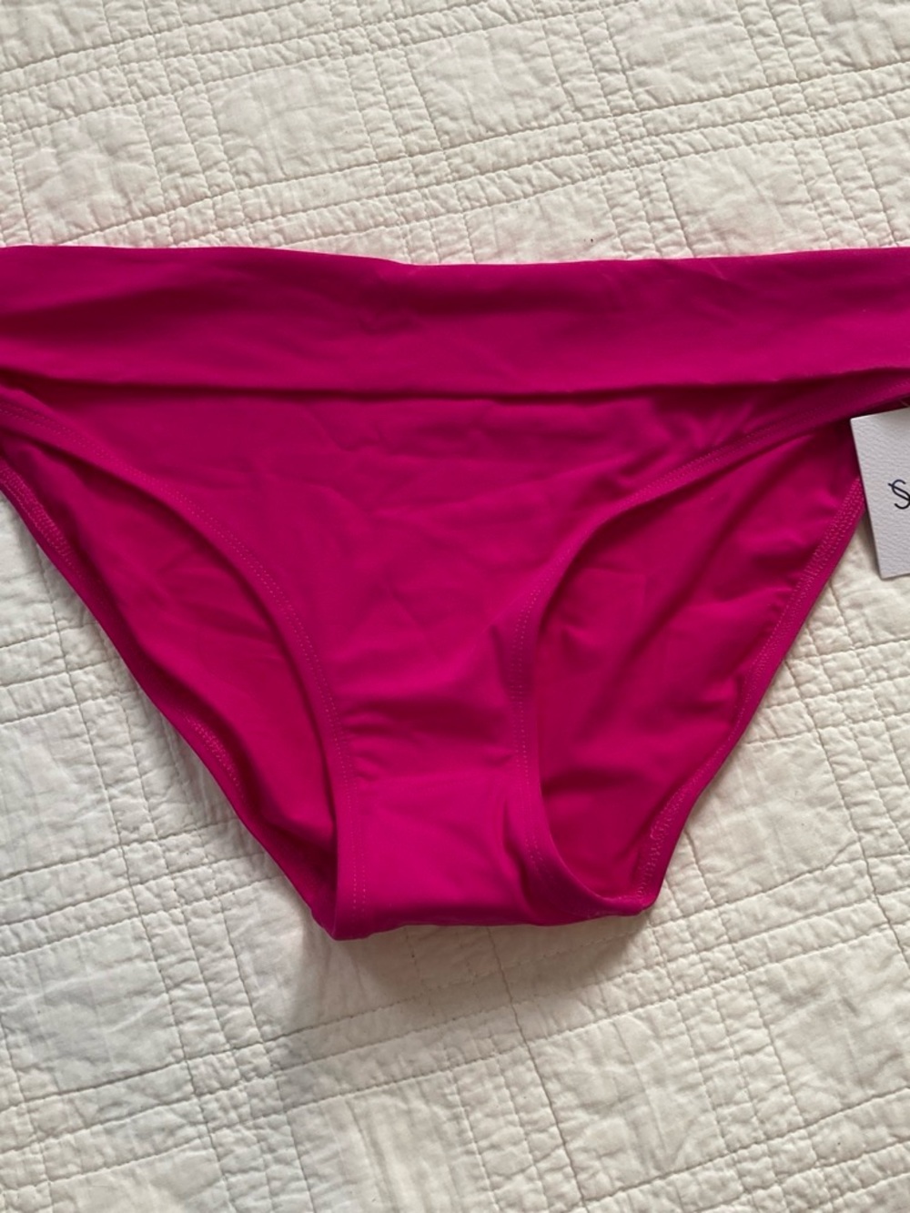 Skye Swimwear Hot Pink Bikini Brief Size Medium NWT